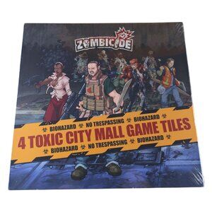 CMON Zombicide: 4 Toxic City Mall Double-Sided Tiles Board Game Expansion